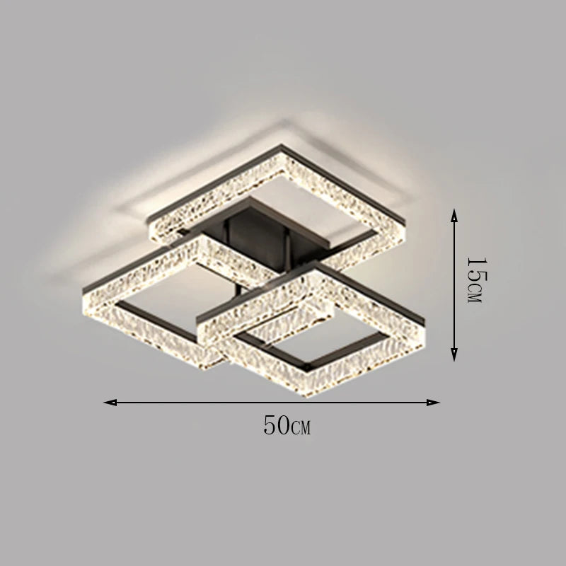 Nordic home decoration salon bedroom decor smart led lamp lights for room dimmable Ceiling light lamparas indoor lighting