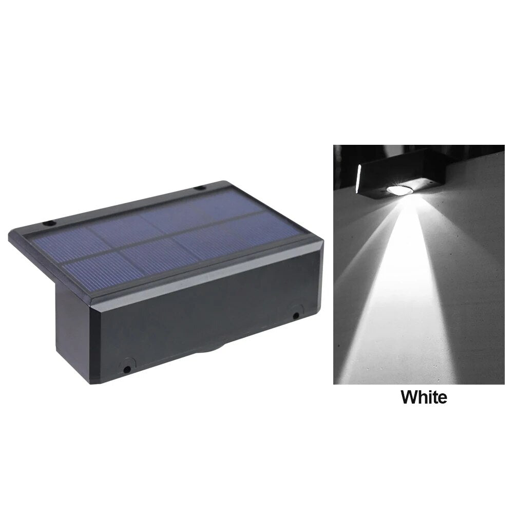 Solar Light Outdoor Wall Spot Light Wall LED Light Wall Lamp Waterproof Garden Decoration Lamp Fence Corridor Sunlight Stairs