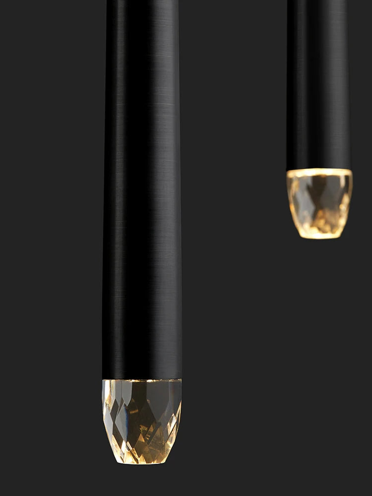 Modern LED Long Staircase Chandelier - Luxury Villa & Attic Hanging Lamp