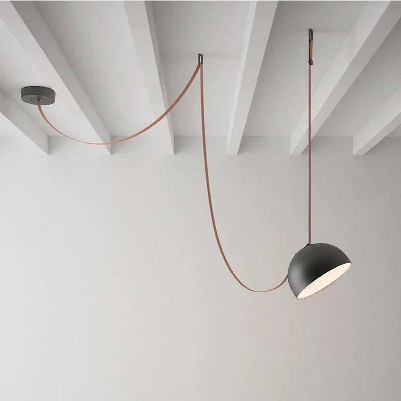 Nordic Modern Restaurant Living Room Study DIY Belt Creative Coffee Shop Design Exhibition Hall Decoration Lighting