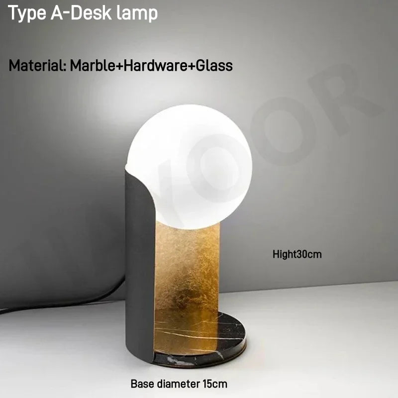 Luxury Black Iron LED Floor Lamp - Nordic Minimalist Standing Light & Desk Lamp Fixture for Living Room, Hotel & Bedroom Bedside