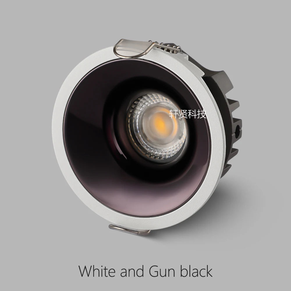 DC24V Constant Pressure Recessed LED Spotlight 5W 7W 9W 15W Round Ra93 Downlight for Tuya Zigbee BLE DALI DT8 Matter KNX System