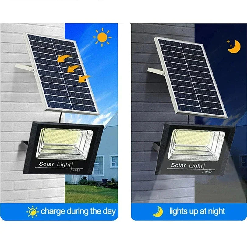 Solar Lights LED Lamp Waterproof Floodlight Panel Solar Lighting Foco Led Spotlights Wall Garden Solar Powere Sun Light Outdoor