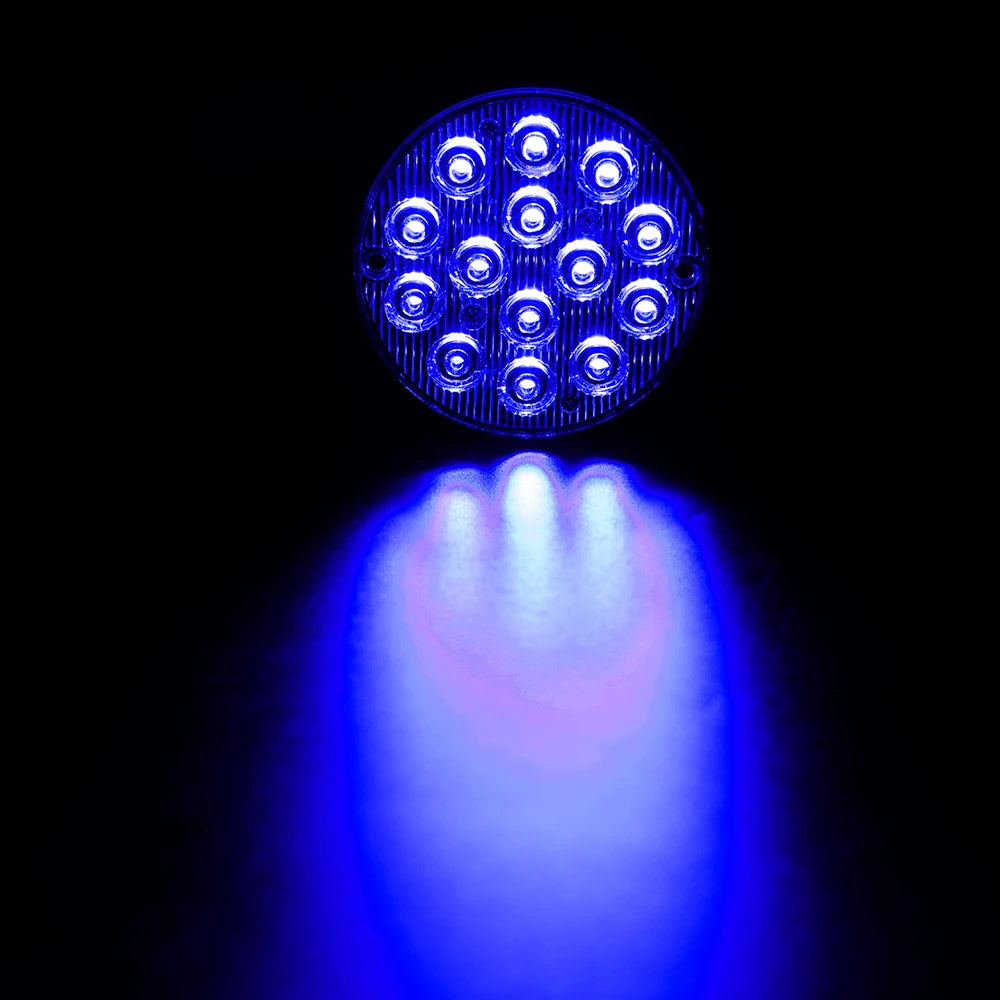 3 Inch Round LED Tail Light & Emergency Marker - 12V 24V Flash Warning Strobe Lamp