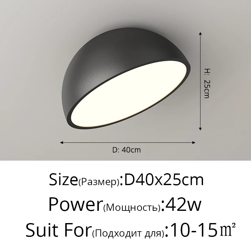 Simple Dimming Round New Modern LED Ceiling Lights Lighting Living Study Room Bedroom Corridor Aisle Flats Stairs Indoor Lamps