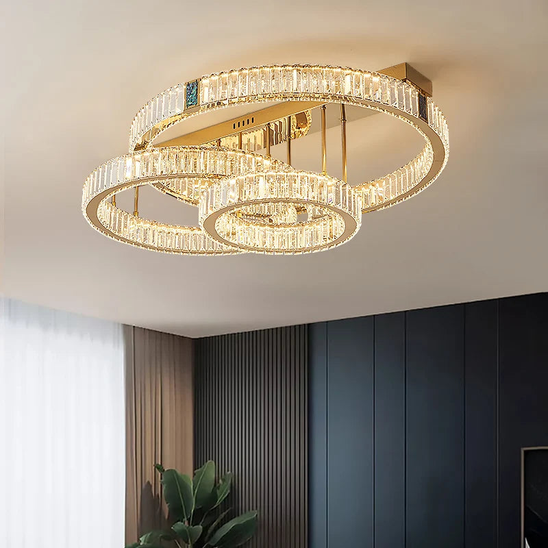 home decorationPendant lights, luxury crystal living room chandelier, bedroom Pendant lamp, ceiling light, indoor lighting