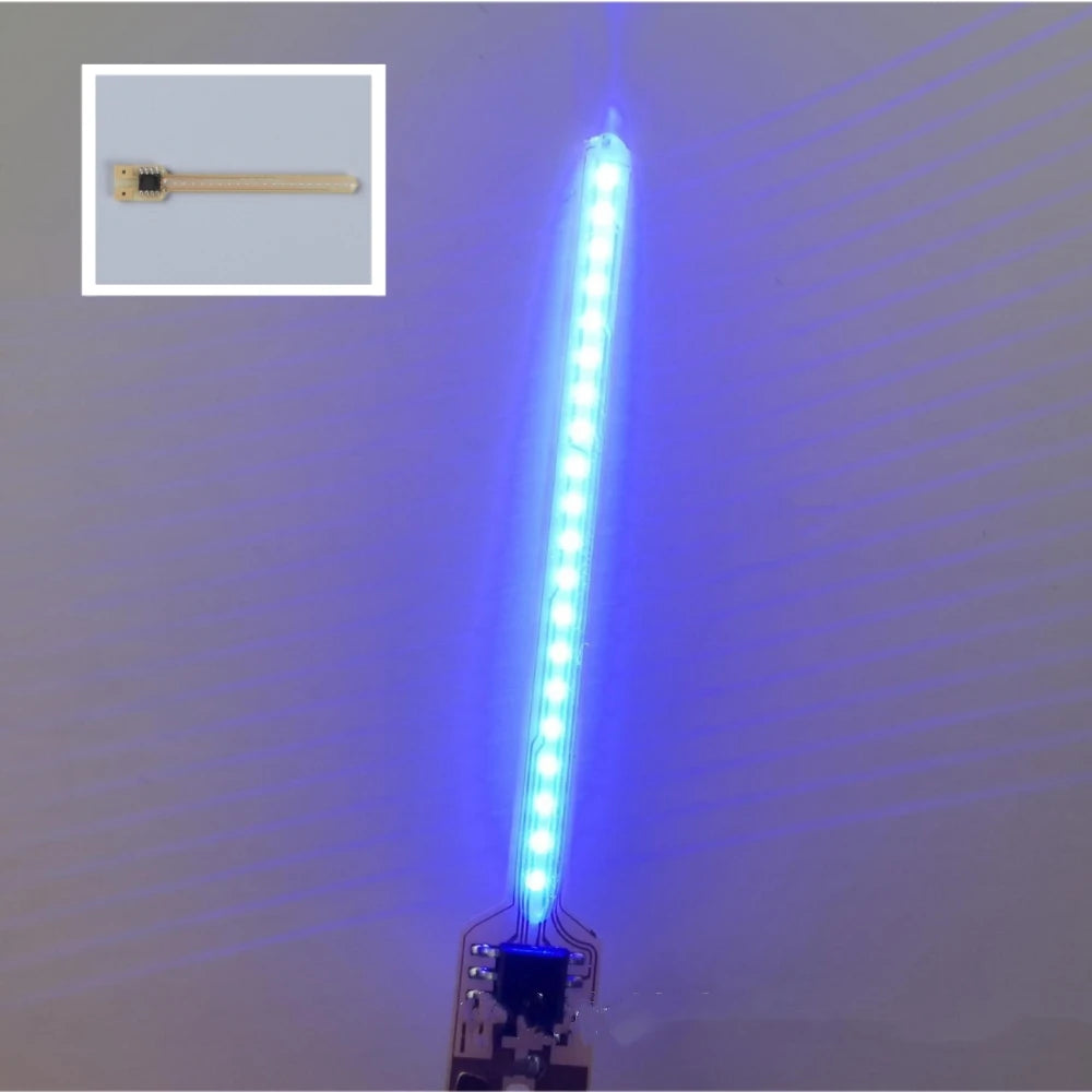 3V COB Meteor Shower LED Filament Light (40mm/59mm/70mm) - No-Solder Plug-Play Diodes