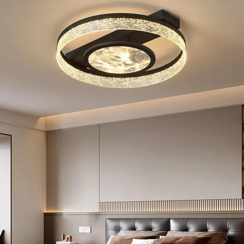 Modern Living Room Led Lights Square Creative LED Ceiling Lamp Bedroom Ceiling Pendant Lamp Indoor Home Dining Room Lighting