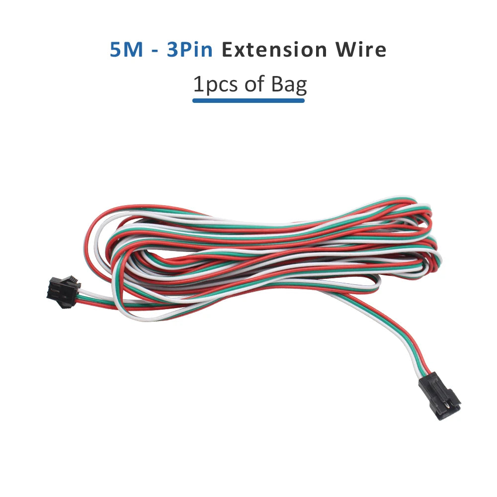 Touch Control Running Water LED Tape Driver - WS2811 Controller with 5M Extension