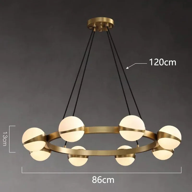 Modern Acrylic circular LED Pendant Lights for Living Dining Room Kitchen Table Bedroom Home Decor Hanging lamp lusters Fixture