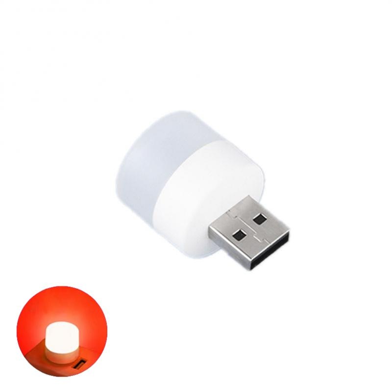USB Plug Lamp Computer Mobile Power Rechargeable Lamp Book Light LED Eye Protection Reading Light Small Light Night Light