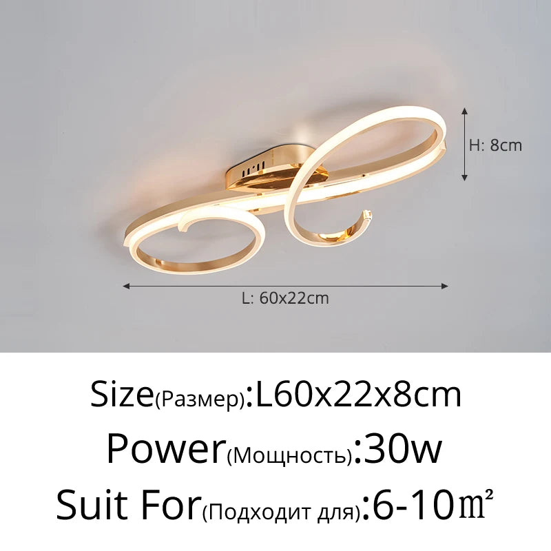 2026 Luxury Atmospheric Living Room Bedroom Ceiling Light Modern Simple High-end LED Dining Hall Ceiling Lamps Creative Home Light