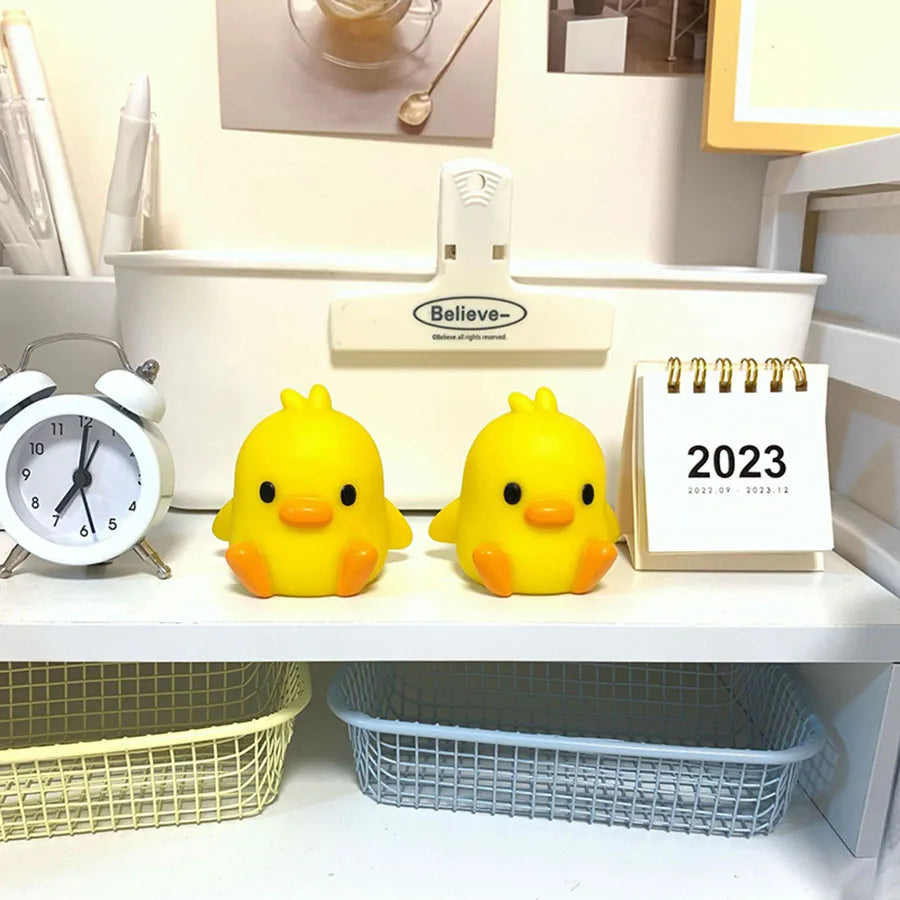 Duck Night Light Bedroom Decoration Cute Cartoon Animal Night Light Christmas Gifts For Kids Room Bedside Sleeping Lamp