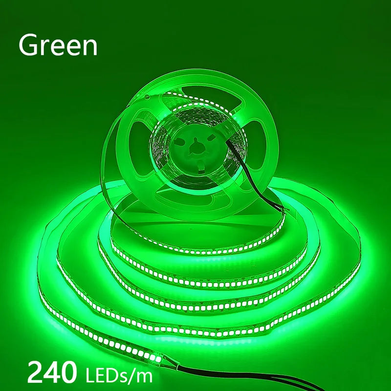 High-Density 2835 LED Strip Light | 5M 300 600 1200 LEDs | DC 12V 24V Tape