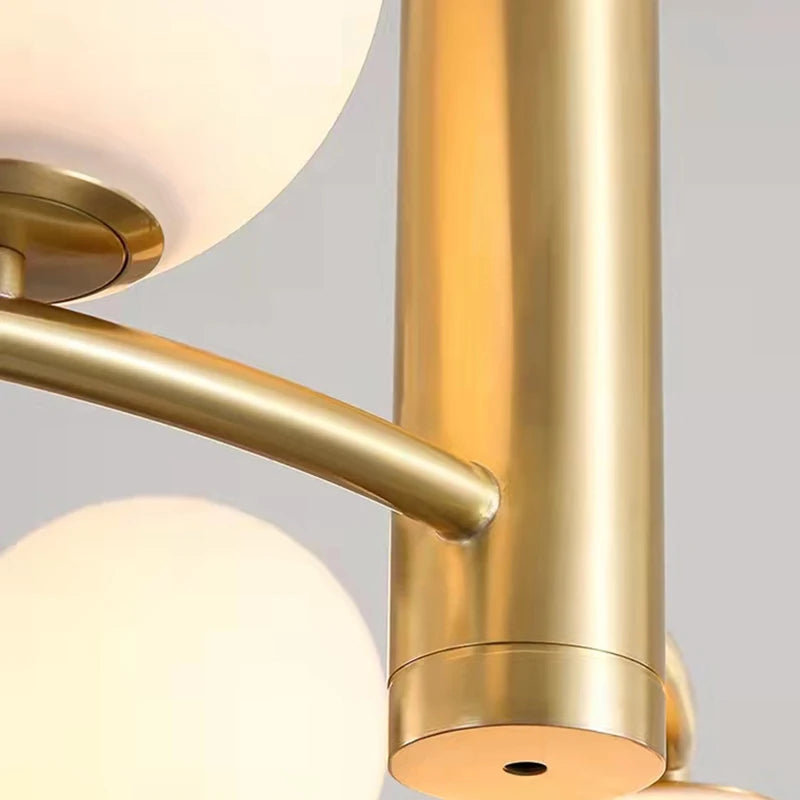 Nordic Designer Led Ceiling Chandelier Glass Lampshade G9 for Living Room Center Table Bedroom Pendant Lights Home Decors Fixture