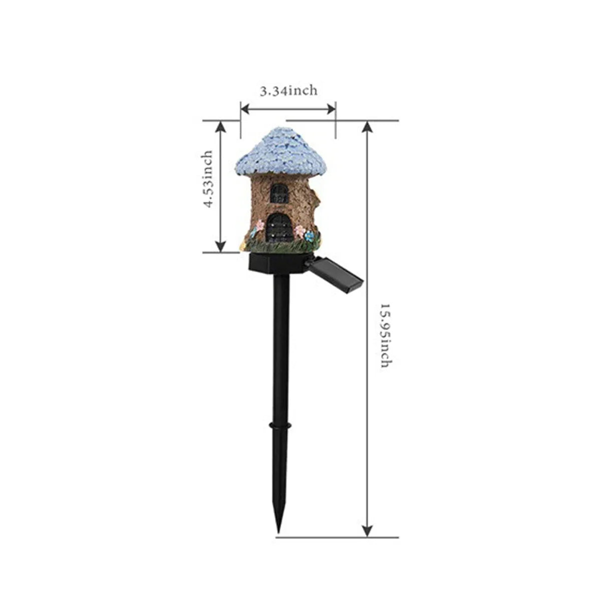 Outdoor LED Solar Garden Lights Waterproof Cartoon Mushroom Light Yard Landscape Path Lawn Street Decoration Solar Powered Lamp