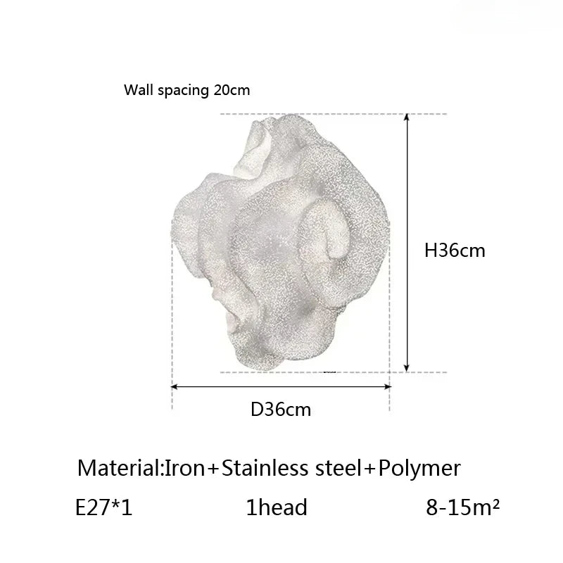 Art Deco Shop Restaurant Chandeliers Modern Creative Cloud Pendant Lights Living Room Bedroom Hanging Lamps for Room Decor LED