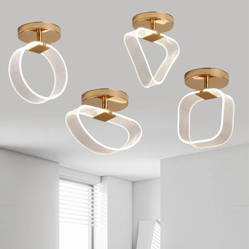 Photo inspiration: Fresh Look at Led Ceiling Light Modern Acrylic Geometry Linear Decoration Lamp For