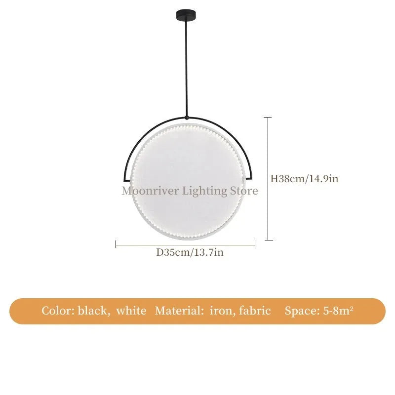 Italian Style Modern LED Pendant Chandelier - Sleek Hanging Ceiling Lamp Fixture for Bar Counter, Shop, Restaurant, Living Room & Home Decor