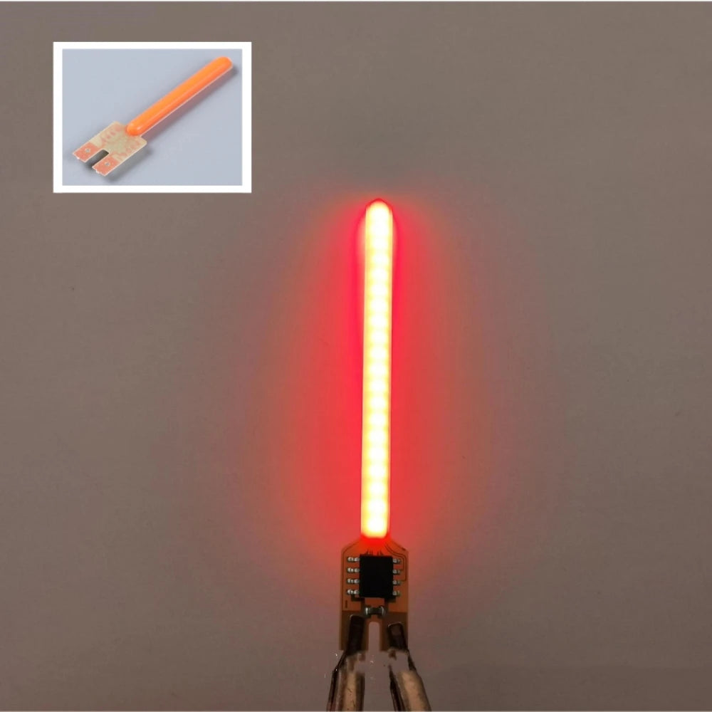 3V COB Meteor Shower LED Filament Light (40mm/59mm/70mm) - No-Solder Plug-Play Diodes