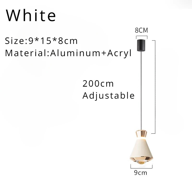Modern Simple Creative Chandelier Luxury Luster Personality Pendant Lamp Room Decors Hanging Lighting for Bedroom Dining Study