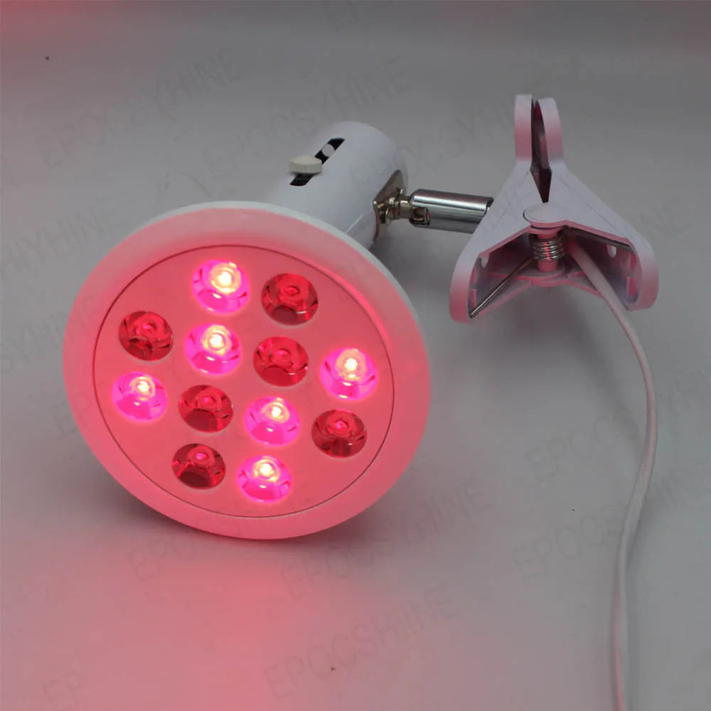24W Red Light Therapy LED Bulb - Health Care 24W Infrared Anti-aging red Bulb 850nm 660nm Skin Pain Relief Massage Body Neck Shoulder Back Heating Lamp