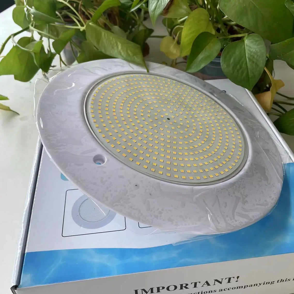 Ultra-Thin 35W LED Underwater Pool Lights RGB DC12V/24V Tuya WIFI Controller Music IP68 Pipe Piscina Lamp LED Waterproof Lamps