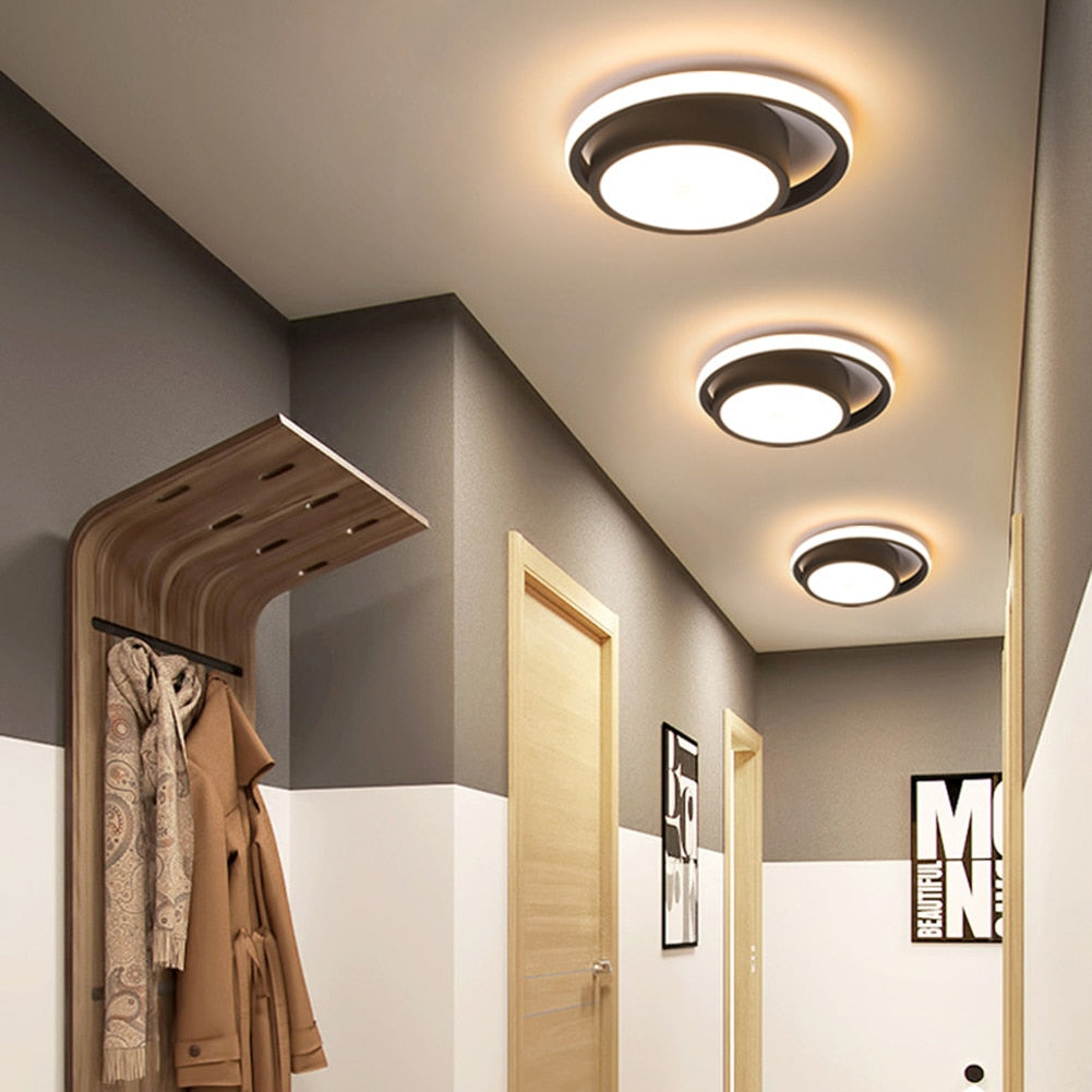 Modern Aisle LED Ceiling Lamp Simple Minimalist Chandelier For Corridor Entrance Attic Indoor Lighting Fixtures Pendant Light