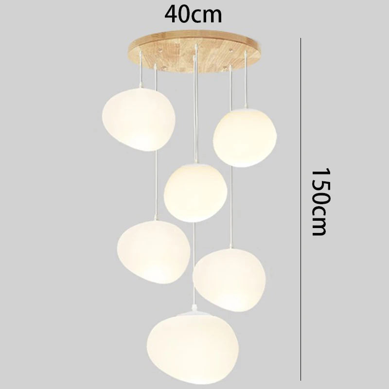Nordic home decoration, stair chandelier, living room and dining room Pendant lights, ceiling light, indoor lighting
