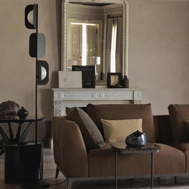 Nordic Minimalist Living Room Sofa Staircase Corner Light Dining Room Bedroom Decoration Long Pole Long Arm Marble G9 Floor Lamp