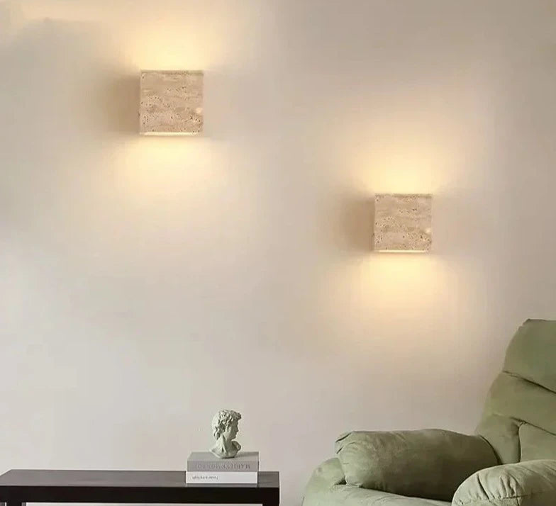 Indoor /outdoor yellow cave stone wall lamp courtyard home designers landscape wall light homestays gardens decoration sconces