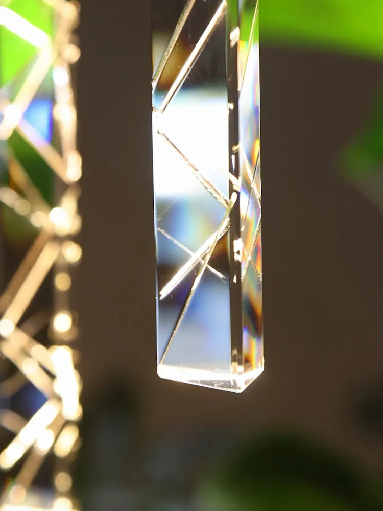 Modern Crystal Pendant Lamp - Luxury LED Hanging Light for Dining Room