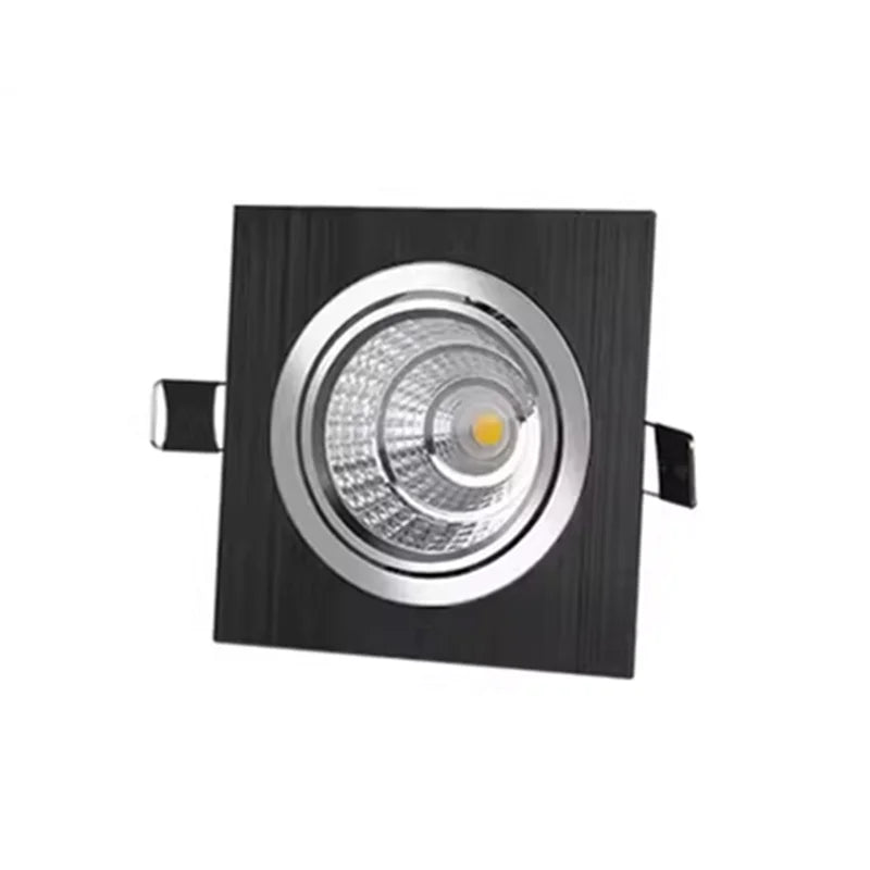 Anti-Glare Recessed Dimmable LED Downlight 9W12W15W18W24W30W COB Ceiling Lamps Spot Light Epistar Chip AC90-260V Indoor Lighting
