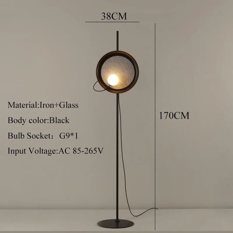 Modern Nordic Glass Shade Floor Stand Light Indoor Home Decors Design Living Room Hotel Bedroom Floor Lamp