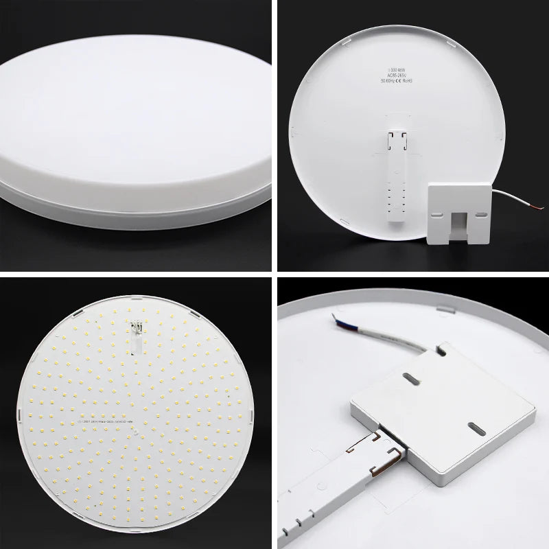 Round Led Ceiling Lamp 48W 24W 18W LED Ceiling Light for Living Room Kitchen Bedroom Lighting