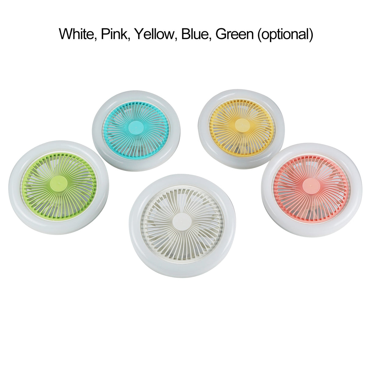 E27 Bedroom Ceiling Fans Lamp Cooling Fan Children Night Light LED Chandeliers Lights Living Room