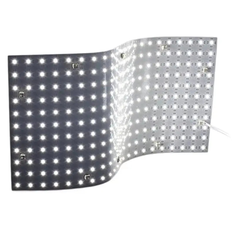 ABFU-A64Z Flexible LED Panel (4-Pack) - DC24V 28W 242-LED Backlight Sheet for Kitchen Marble Countertop & Advertising Lightbox