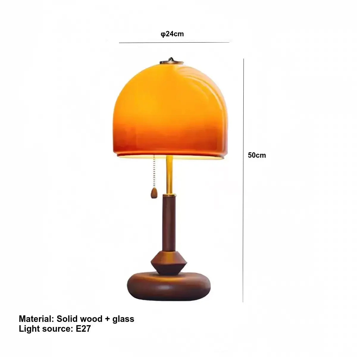 Retro Table Lamp Vintage Desk Light Modern Bedside Reading Lamp Warm Atmosphere Night Light for Bedroom Living Room Study