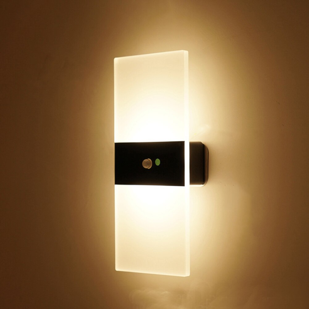 Home Sensor Wall Lights USB Rechargeable Indoor Motion Lighting Bedroom Bedside Lamp Corridor Stairway Decor Lights Wall Lamp