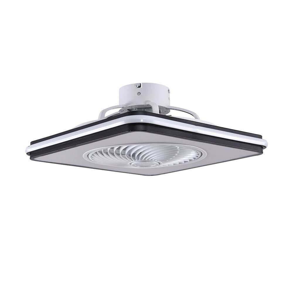 Ceiling Fan with Lights 22inch Modern Semi-Flush Mount Ceiling Fan with Remote Dimmable 3 Color 3 Speed Fan Lighting