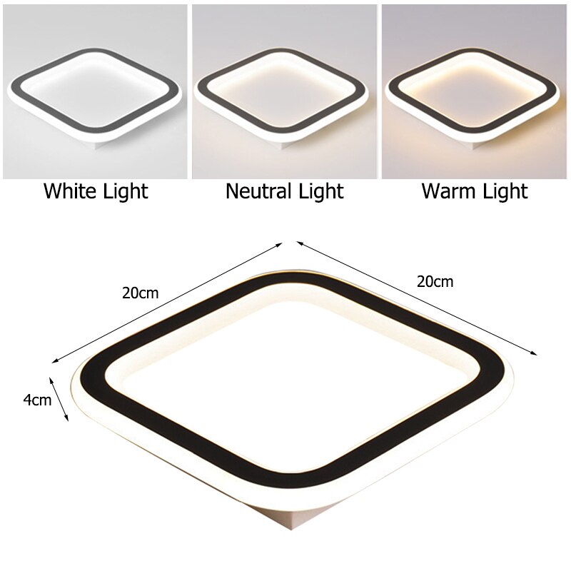 Nordic LED Ceiling Fixture Flush Mount Ceiling Light Bedroom Chandelier Ceiling Lights For Dining Room Living Room Aisle Lamp