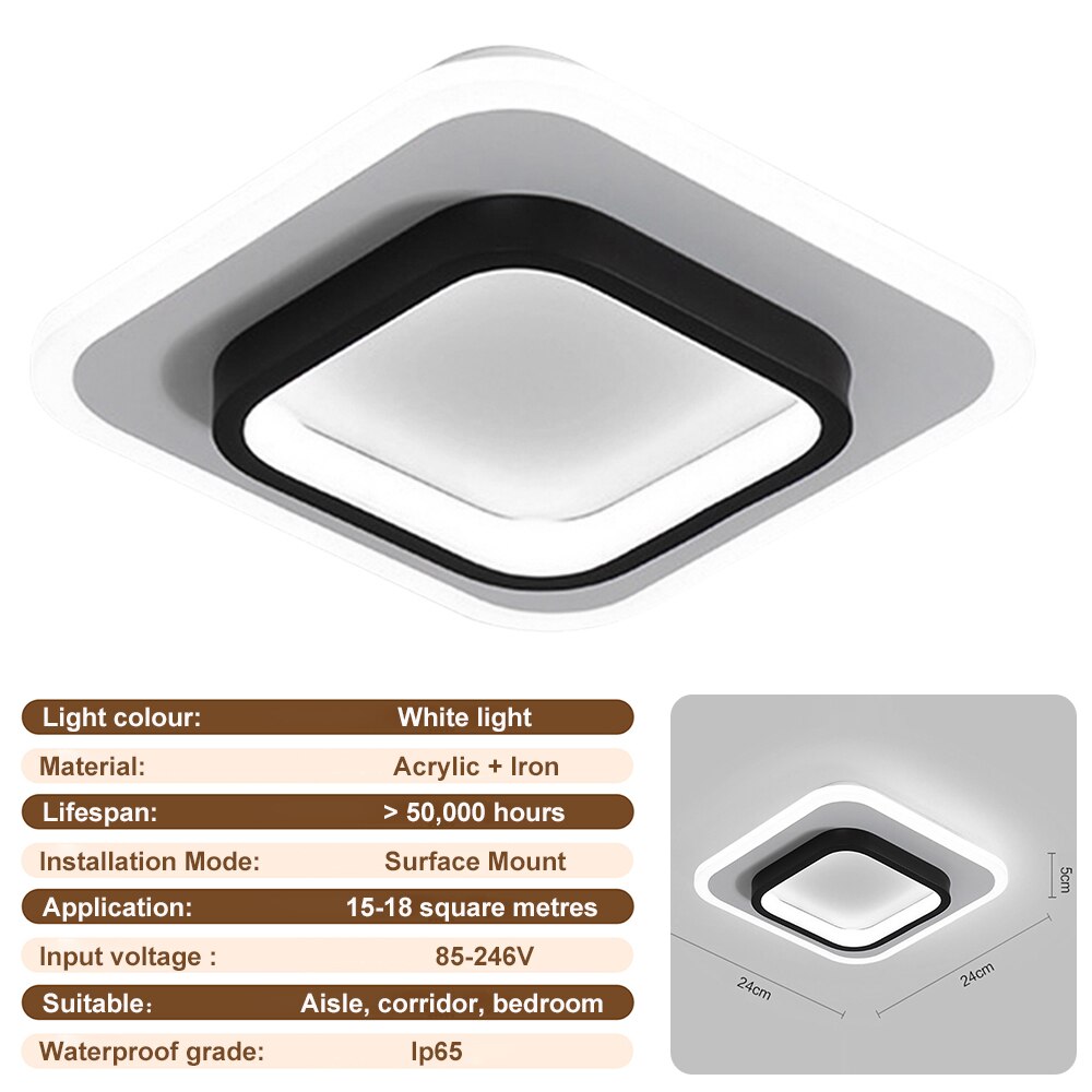 Modern Aisle LED Ceiling Lamp Simple Minimalist Chandelier For Corridor Entrance Attic Indoor Lighting Fixtures Pendant Light