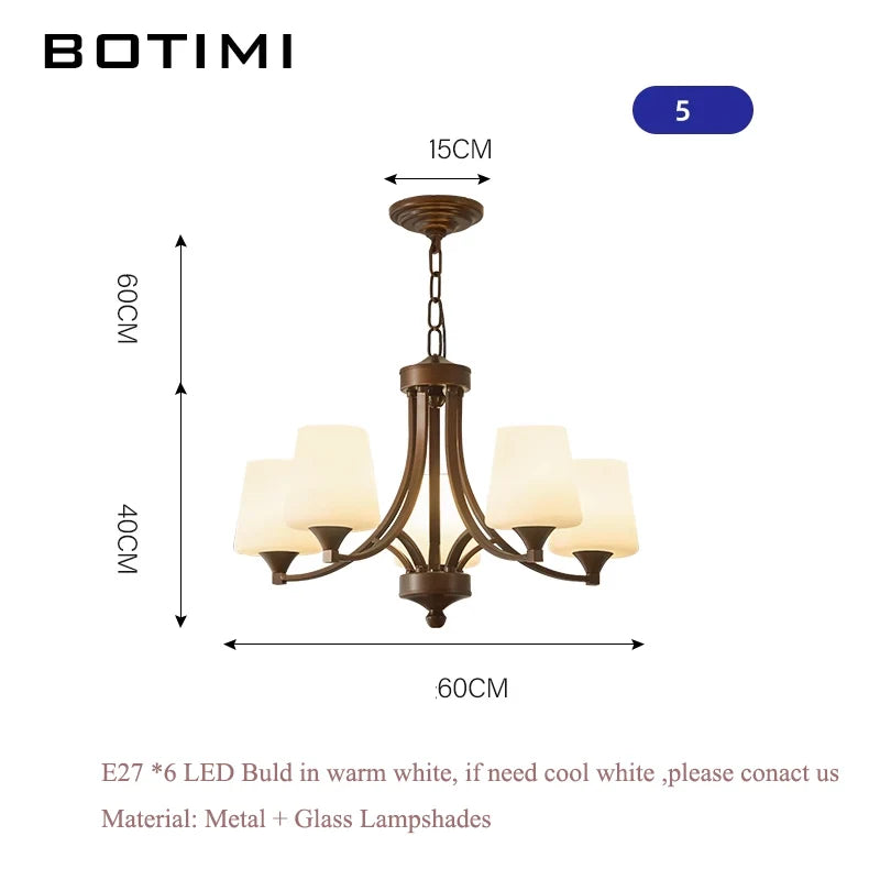 2026 New Arrival Chandelier - Elegant White Glass LED Hanging Light