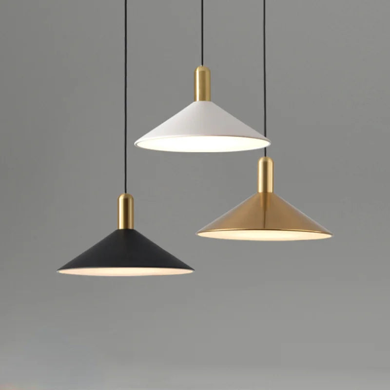Postmodern Simple LED Pendant Lights Iron Hanging Lamp Bedside Chandelier Fixture Kitchen Dining Living Room Lighting Home Decor