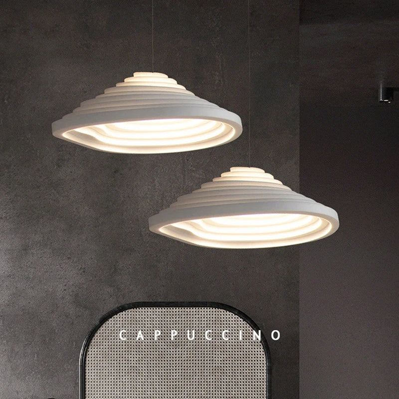 Nordic Wabi-Sabi Pendant Lights Minimalist Chandelier for Dining Room Bar Loft Bedroom Home Decors Hanging Lighting Fixtures