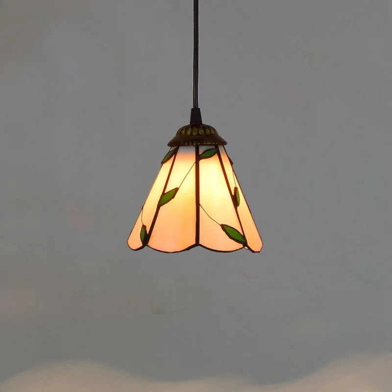 Colorful Mediterranean Style Bohemia Lamp Stained Glass Shade Mosaic Pendant Light for dining room bar lighting