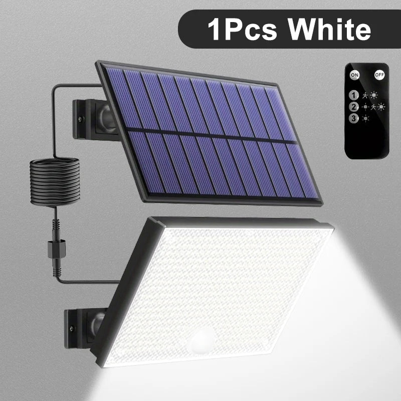 400 LED Solar Outdoor Motion Sensor Security Lights - Waterproof 3-Mode Solar Powered Wall Lamp for Garden & Yard