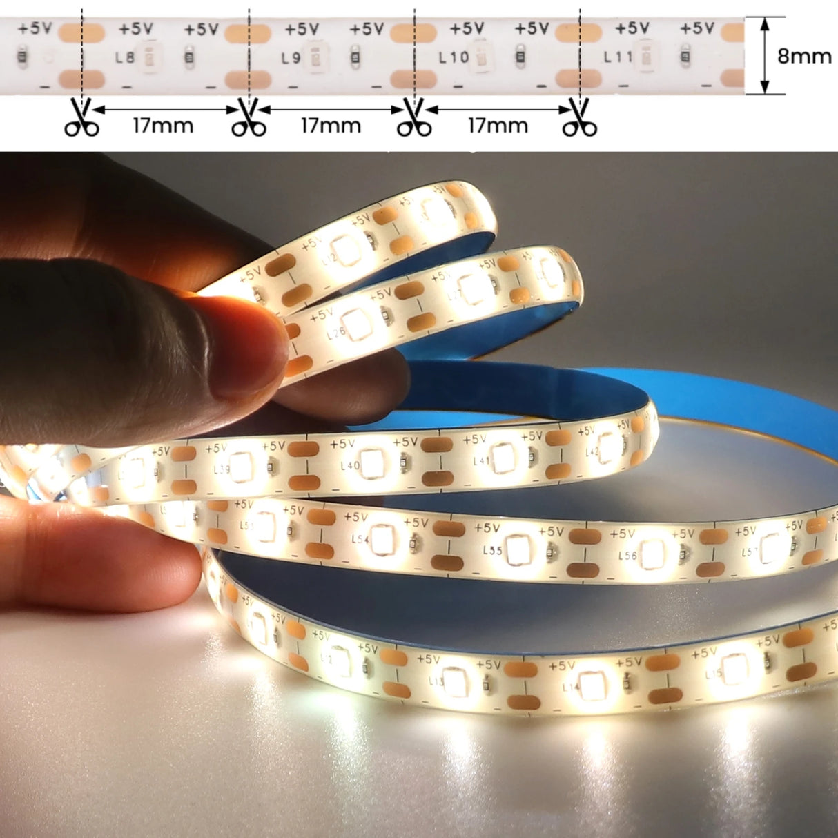 5V Solar LED Stripe Outdoor IP65 Waterproof String Lamp Garden Decoration Street Garland 8 Modes Fairy Lights