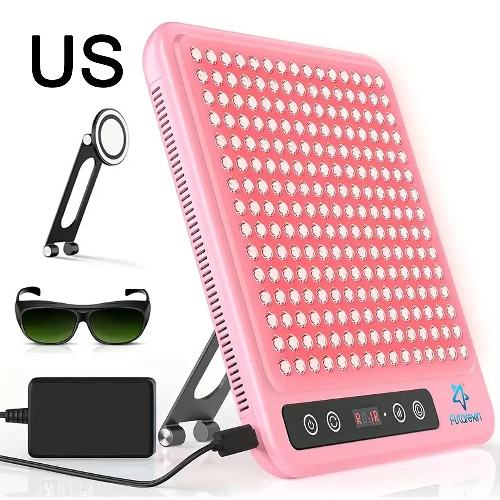 Red Light Therapy Panel Device LED Facial Anti-inflammatory Skin Care Light 660nm850nm Lamp for Anti-Aging Pain Relief