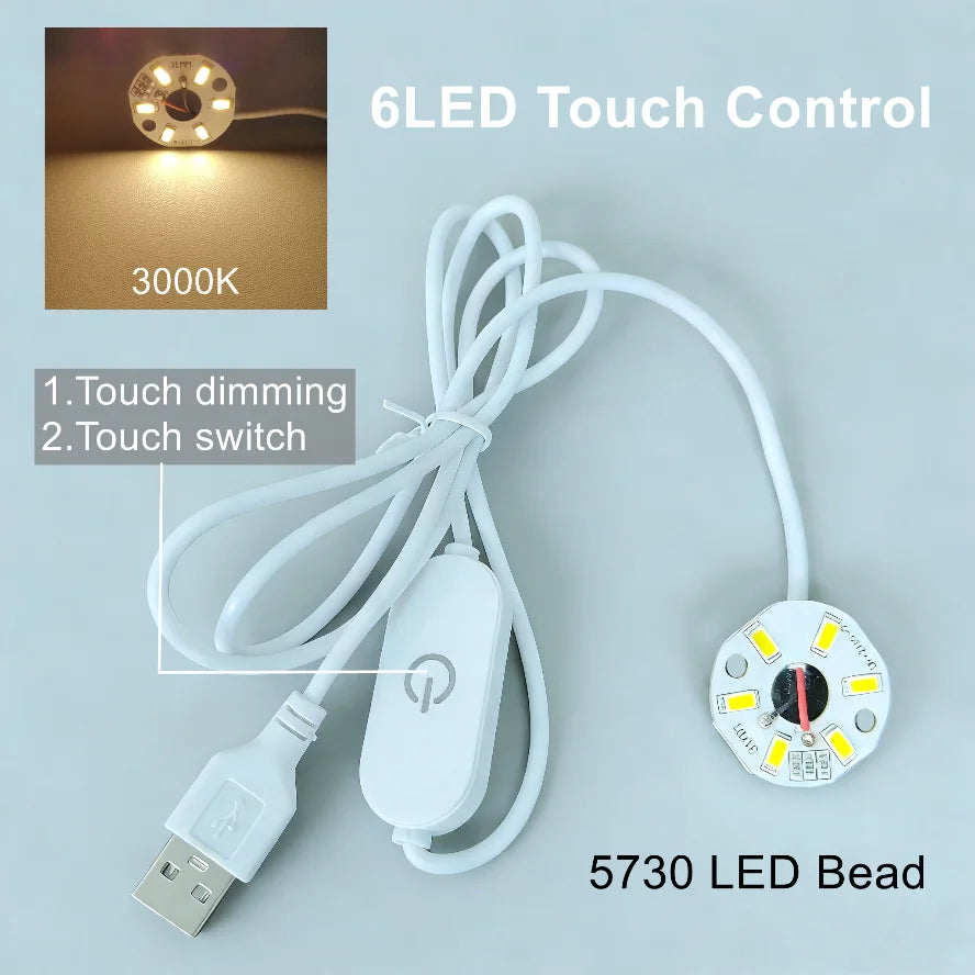 1/2/4 Pcs Dimmable 5V USB RGB LED Light Board with Remote Control - High-Brightness Colorful Gradient Module PCB Panel for DIY Model Display
